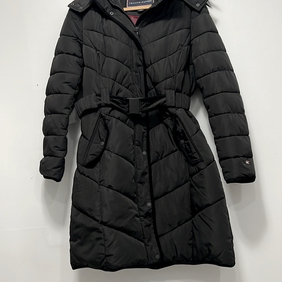 TOMMY HILFIGER 3/4 length puffer coat - Picture 4 of 10